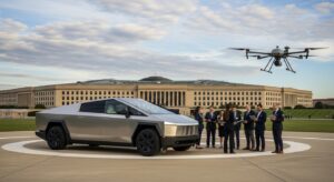 Pentagon big tech tesla cybertruck